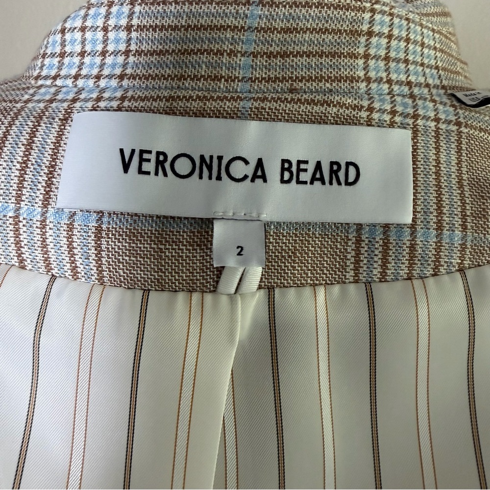 Veronica Beard Beacon Dickey Linen Blazer (Size 2) - Picture 7 of 12